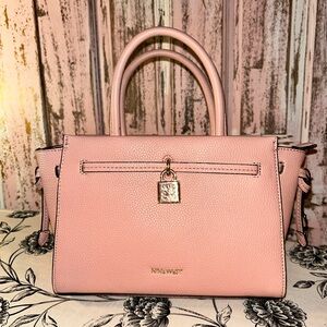 Nine West Pink Crossbody Bag with Lock Accent New without tags